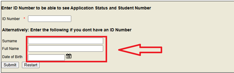 TUT alternative search details